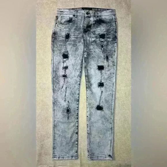 Raw X Other - Raw X Mens Jeans Size 32x31 Skinny Fit Distressed Grunge Hip Hop B0061